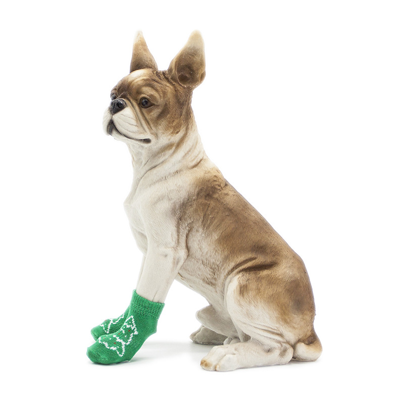 Non-Slip Cotton Dog Socks - Comfortable Pet Foot Covers for Dogs