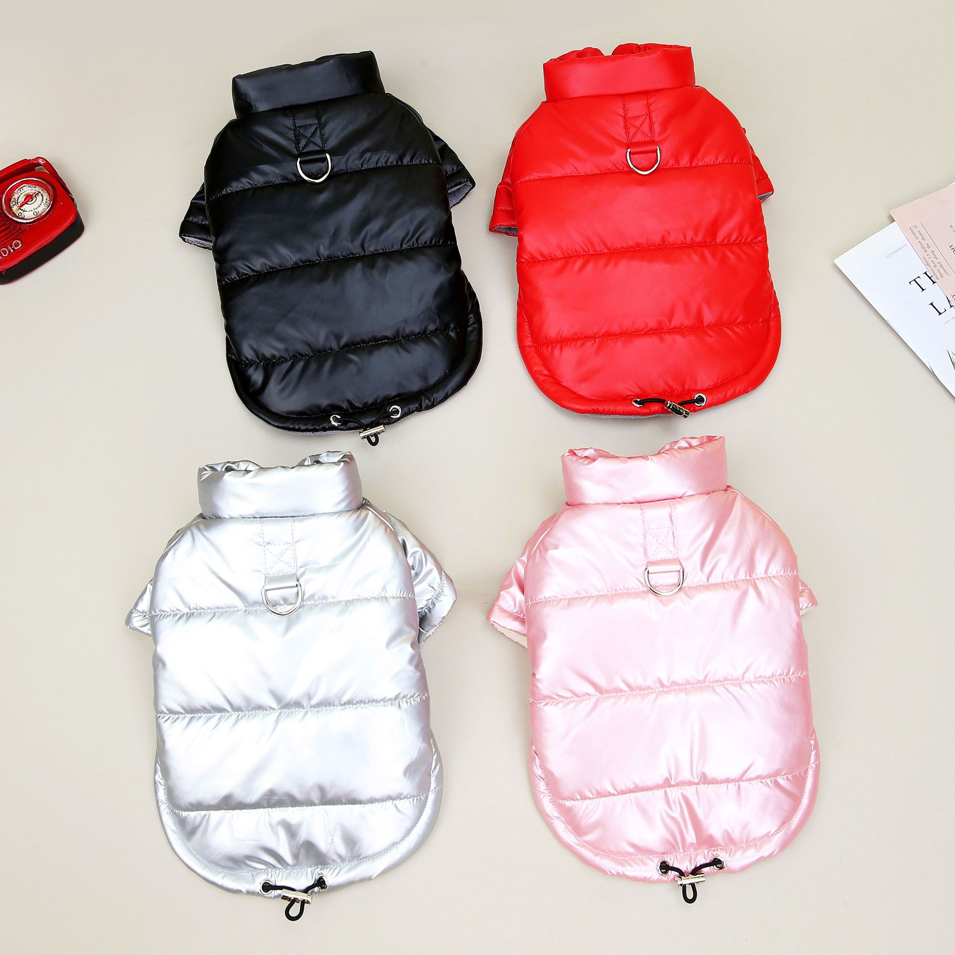 Waterproof Teddy Jacket for Dogs - Autumn & Winter Pet Clothing