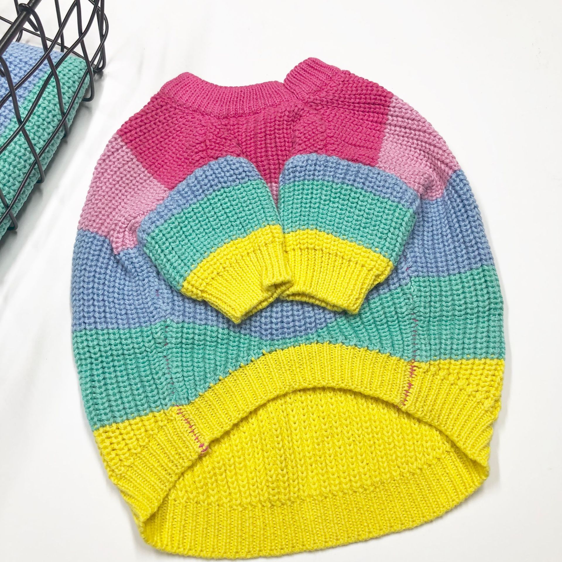 Cozy Teddy Corgi Shiba Inu Chunky Dog Sweater - Premium Pet Apparel