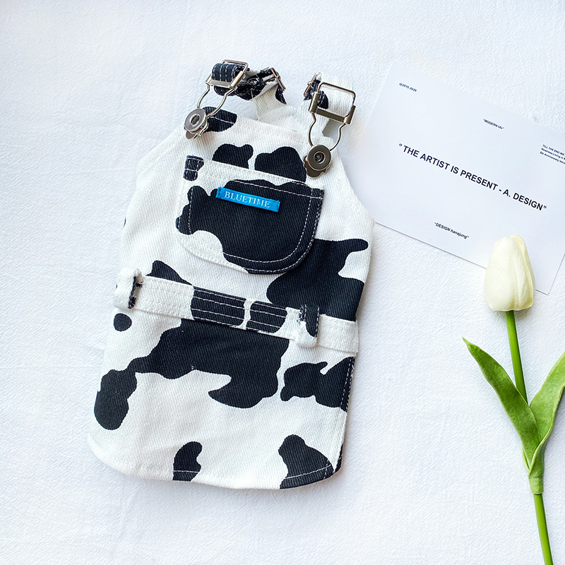 Adorable Teddy Bear Suspenders for Pet Cow Enthusiasts