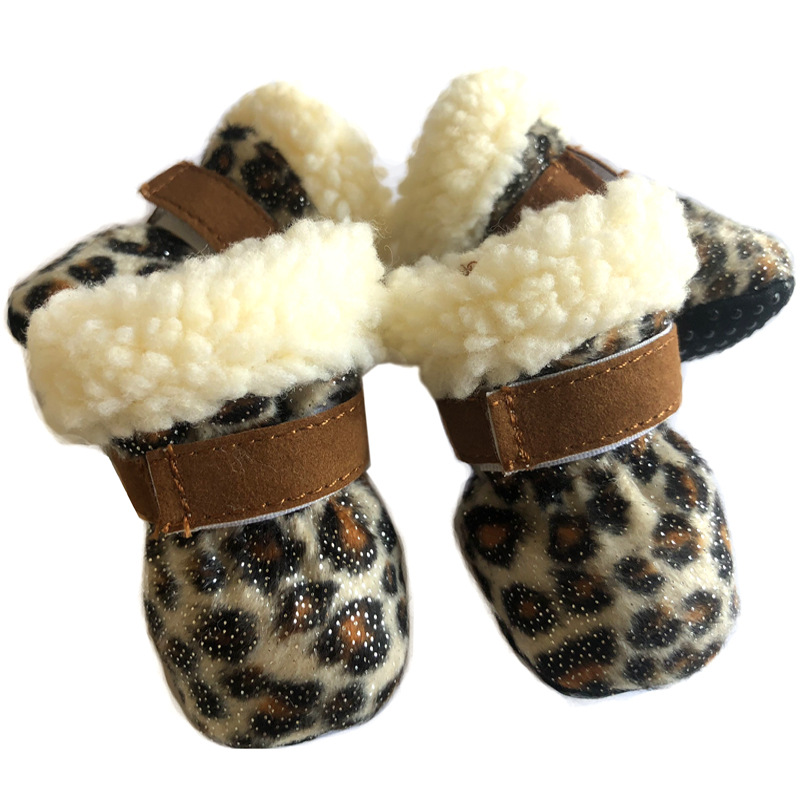 Waterproof Winter Dog Boots - Anti-Slip Pet Shoes for Small Dogs & Cats, Perfect for Rain & Snow