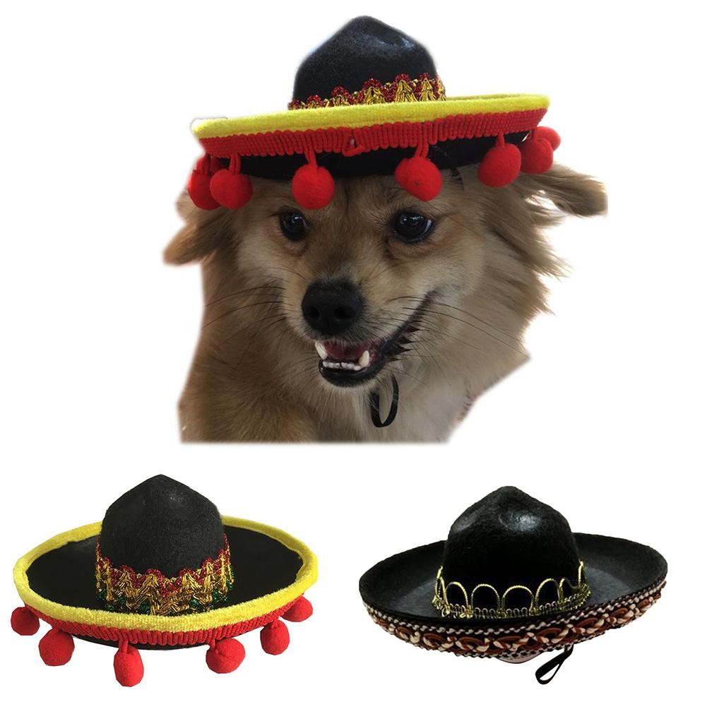 Mexican Style Dog Hat - Trendy Pet Hat & Supplies for Your Furry Friend