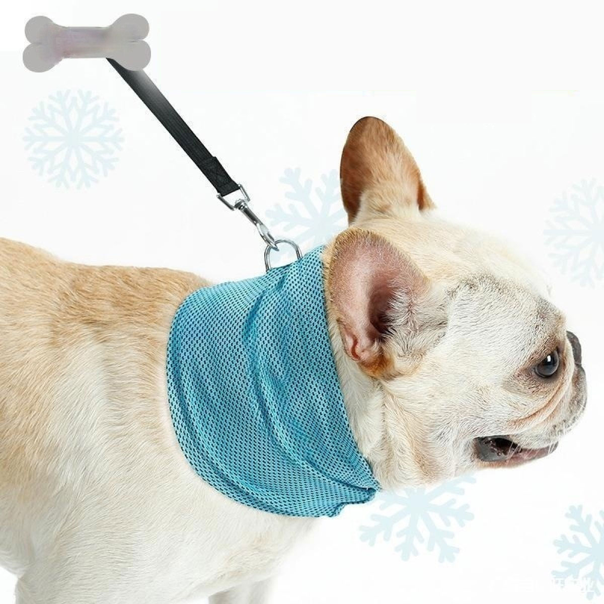Instant Cooling Pet Bandana for Dogs - Summer Scarf & Towel Wrap Collar