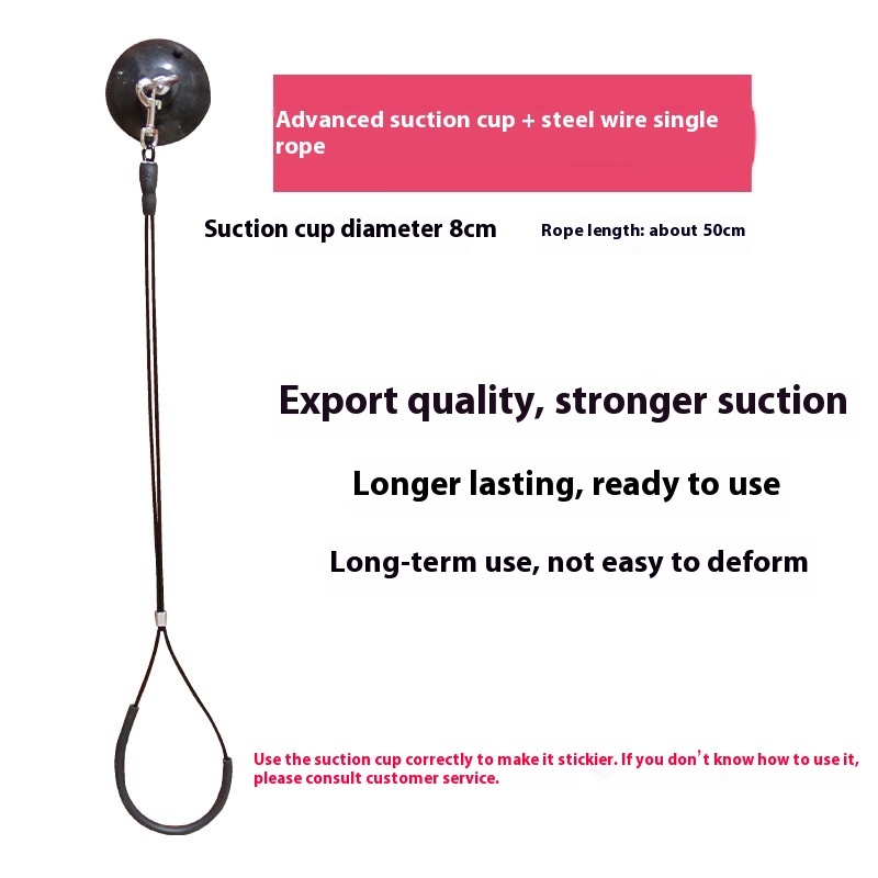 Pet Bath Fixed Rope Steel Wire Beauty Sucker for Easy Grooming