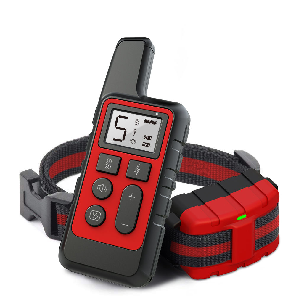 Red Dog Training Collar - Effective and Adjustable for All Breeds