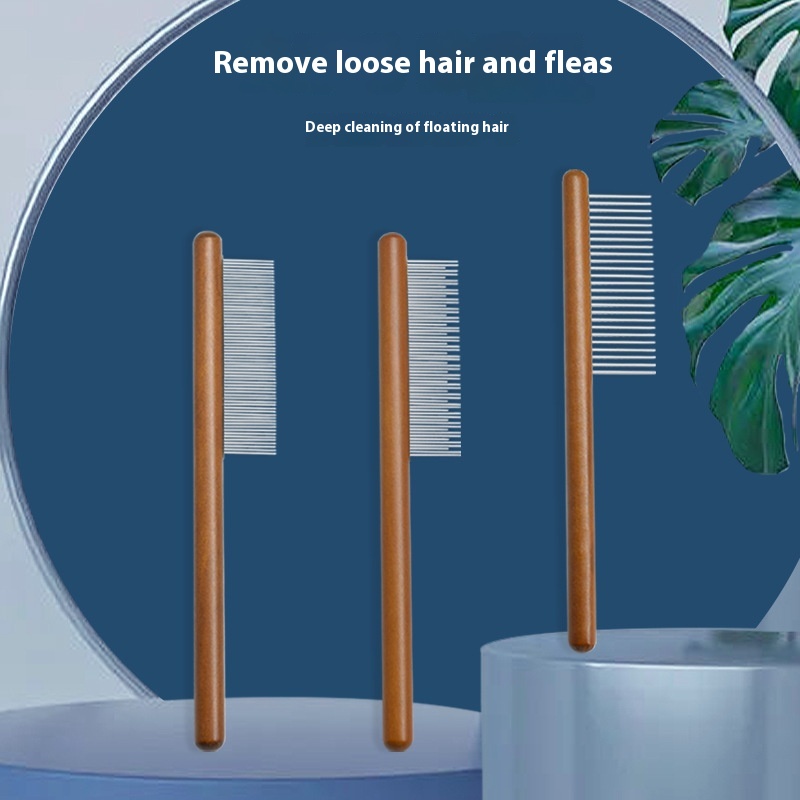 Pet Cat Dog Flea Comb - Dense Gear for Effective Flea Removal