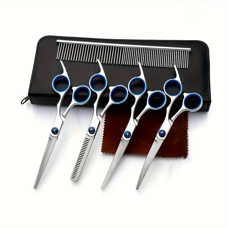 Portable Pet Scissors Beauty Tool Set for Home Grooming