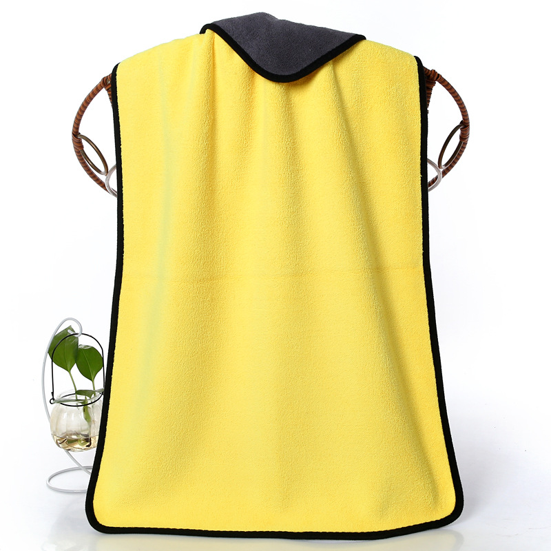 Absorbent Pet Towel for Dogs and Cats - Fiber Bath Cloth for Quick Drying