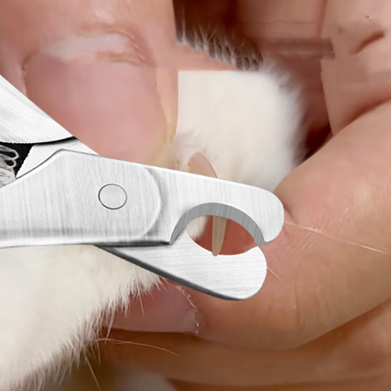 High-Density Fine Steel Nail Scissors for Pets - Precision Grooming Tools