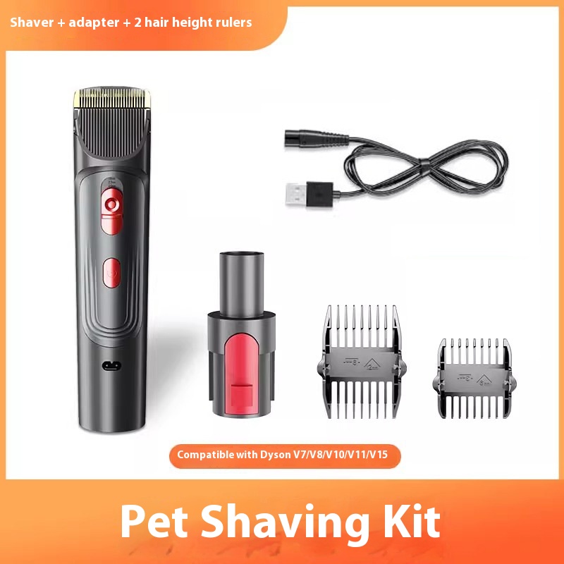 Complete Set of Dogs and Cats Hair Suction Head Accessories for Pet Shaver