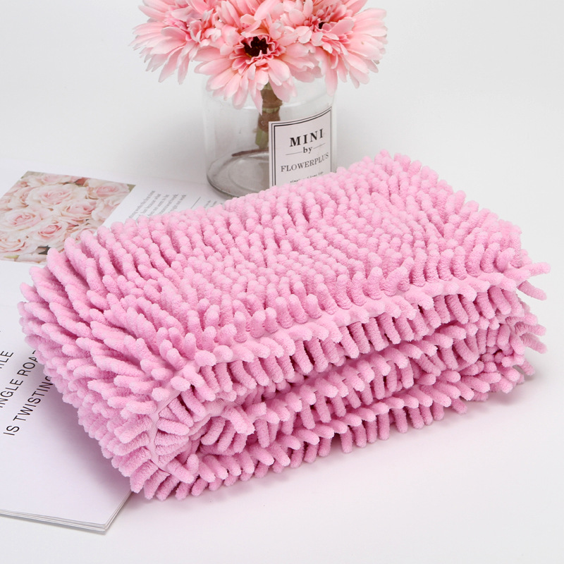 Extra Large Pet Chenille Towel - Quick-Drying & Highly Absorbent