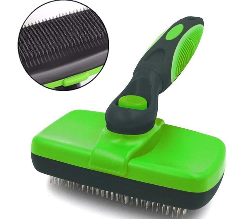 Self-Cleaning Slicker Brush for Pets - Effortless Grooming Tool