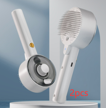 Self-Cleaning Animal Hair Remover Brush for Dogs and Cats - Pet Grooming Tool for Effortlessly Removing Cat and Dog Fur - Essential Pet Accessories