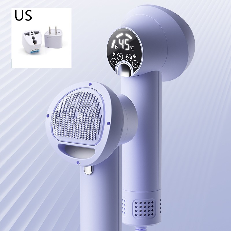 Smart Pet Hair Dryer for Dogs & Cats - Golden Retriever Grooming Tool, Silent & Safe Blow Drying & Combing Supplies for Pet Care