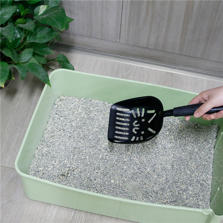 Large Alloy Cat Litter Scoop with Plastic Handle for Easy Cleaning