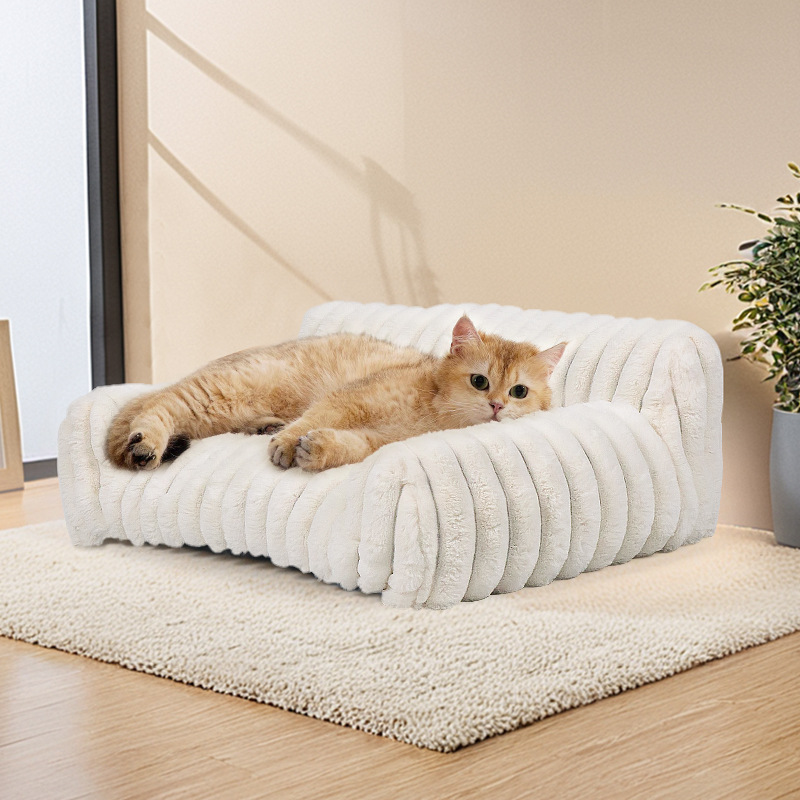 Cozy Universal Medium Large Dog Bed Cathouse - Winter Warm Pad for Dogs & Cats Supplies
