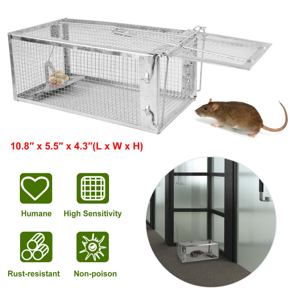 Galvanized Iron Mouse Trap - Effective Mouse Control Bait Catcher | Prohibited Platform Amazon