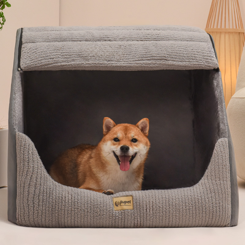 Cozy Removable and Washable Pet Bed for Medium to Large Golden Retrievers