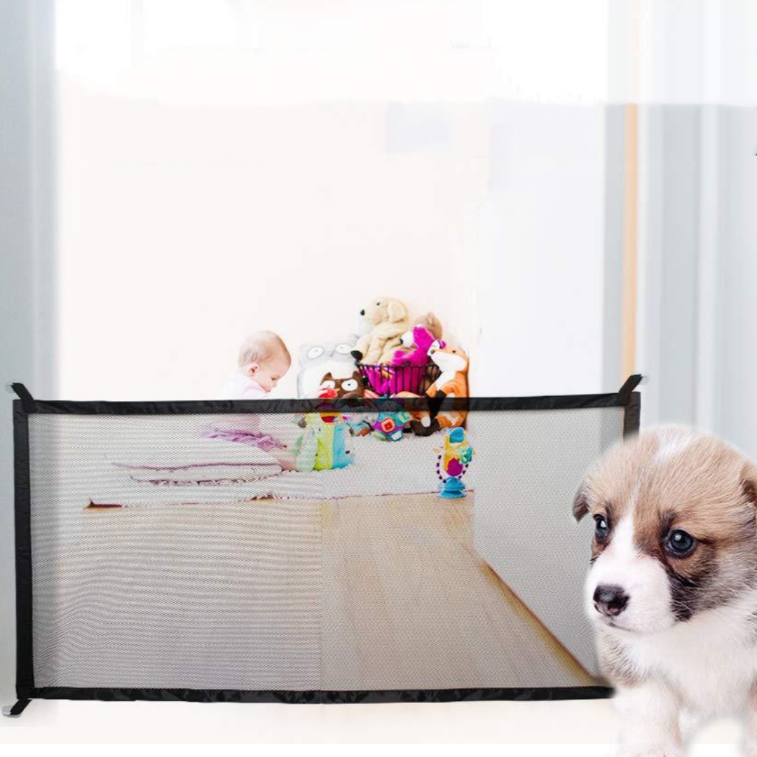 Portable Folding Dog Playpen - Safety Protection Net for Pet Isolation