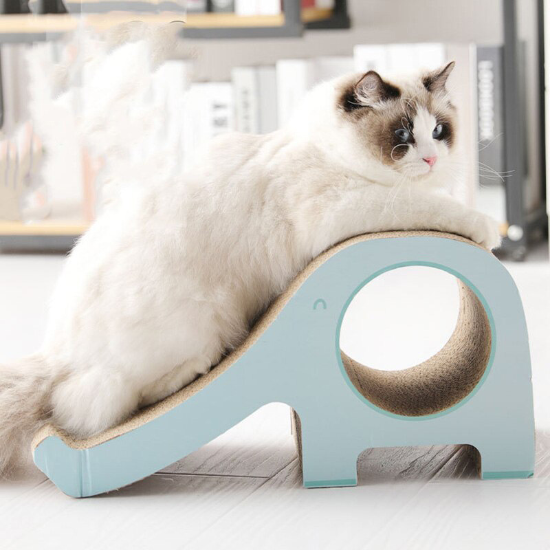 Cat Climbing Frame with Scratching Board - Corrugated Paper Claw Grinder Toy