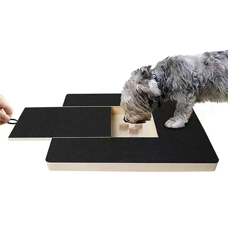 Solid Wood Pet Dog Nail File Board - Durable Wooden Scraper for Grooming
