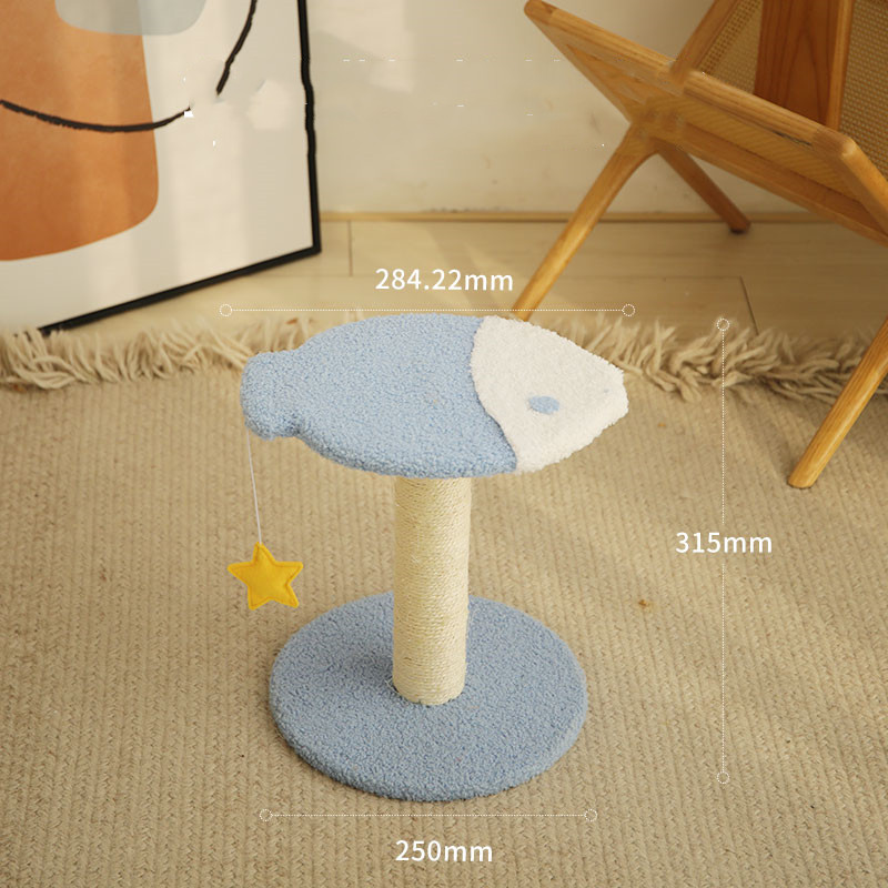 Kitten Cat Climbing Frame & Small Scratching Post with Sisal Scratching Board