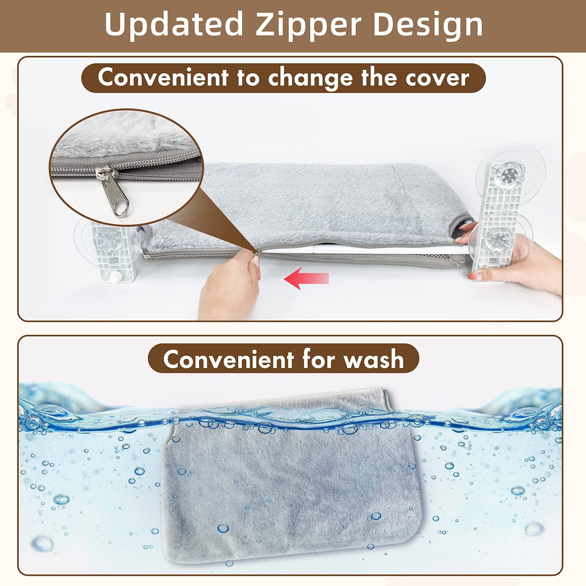 Cordless Cat Hammock - Foldable Indoor Window Perch for Pets | Convenient Pet Supplies