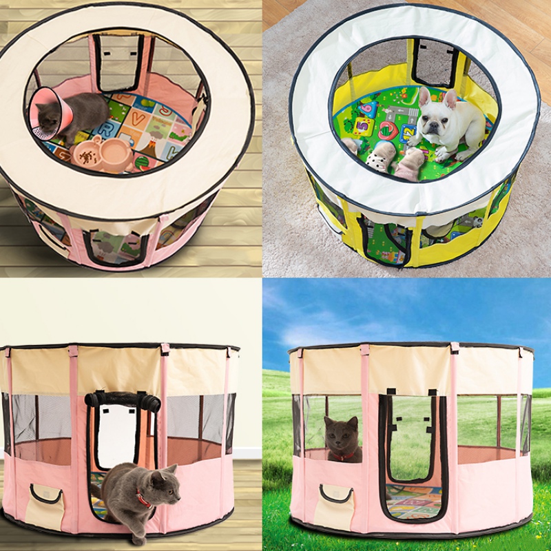 Removable Pet House - Oxford Cloth Crate for Play, Exercise, and Breeding Delivery