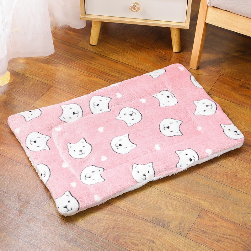 Thickened Autumn & Winter Warm Pet Floor Mat - Universal Dog & Cat Sleeping Bed