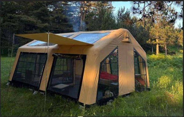 Portable Inflatable Cabin Air Tent for Outdoor Adventures - Image 5