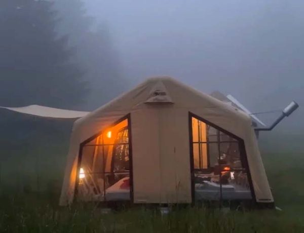 Portable Inflatable Cabin Air Tent for Outdoor Adventures - Image 8