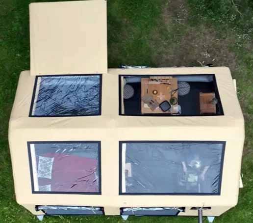 Portable Inflatable Cabin Air Tent for Outdoor Adventures - Image 9