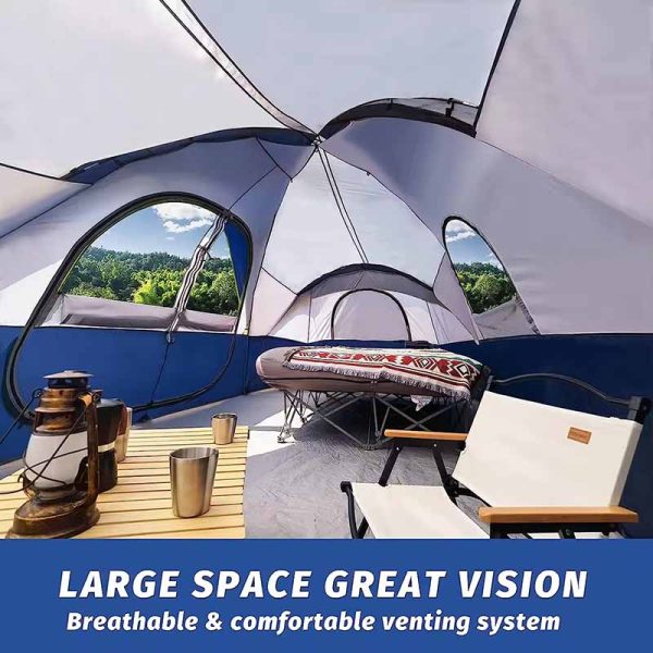 Double Room Pop-up Camping Tent for Effortless Outdoor Adventures - Image 7