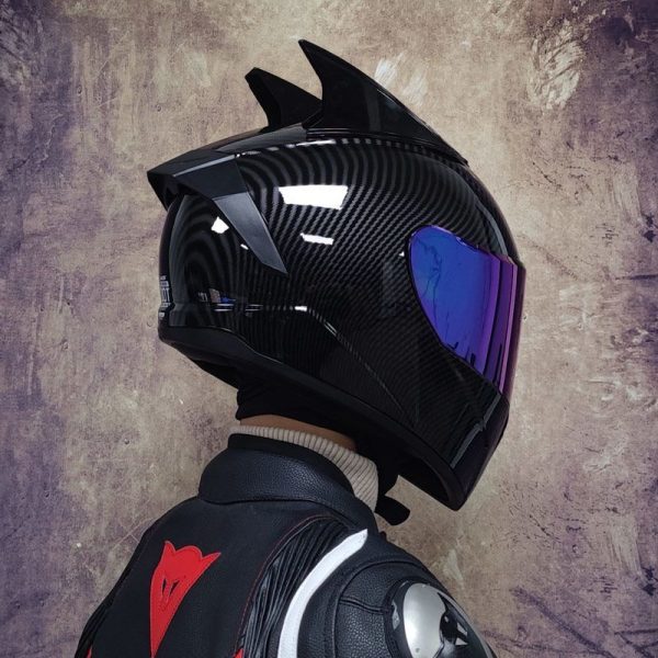 Men's Bluetooth Motorcycle Helmet - Warm Full Face for All Seasons - Image 11