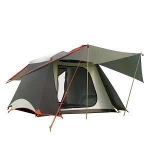 Automatic Family Camping Tent with Porch - Spacious & Easy Setup for Outdoor Adventures