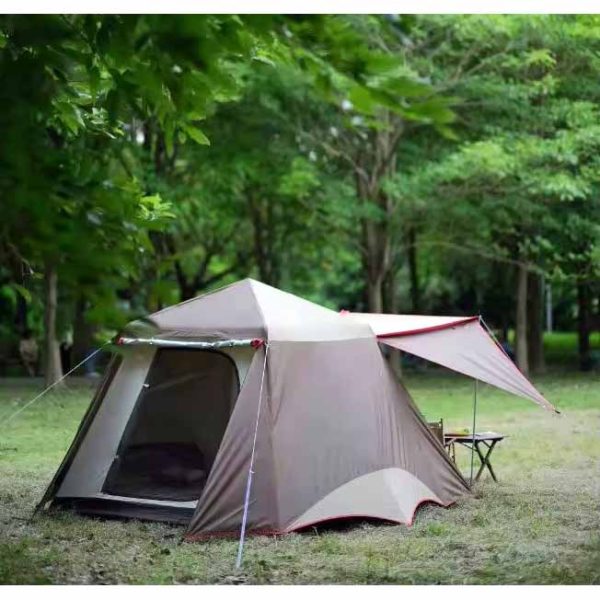 Automatic Family Camping Tent with Porch - Spacious & Easy Setup for Outdoor Adventures - Image 5