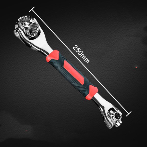 Versatile 8-in-1 Multi-Function Socket Wrench Set with Handle