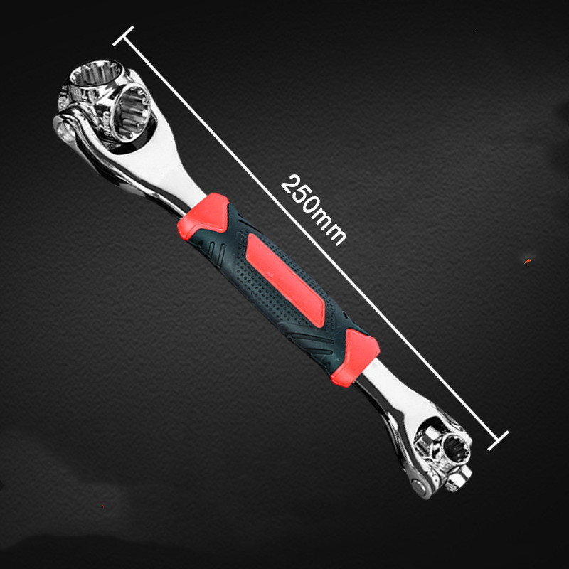 Versatile 8-in-1 Multi-Function Socket Wrench Set with Handle - Image 2