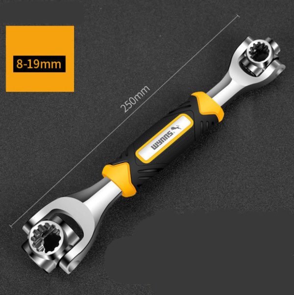 Versatile 8-in-1 Multi-Function Socket Wrench Set with Handle - Image 5