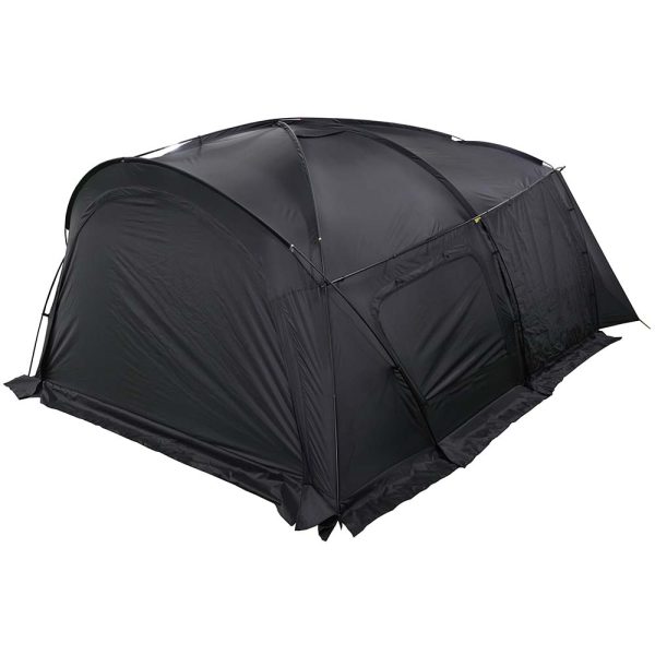Spacious Black Camping Tunnel Tent for Ultimate Outdoor Adventure