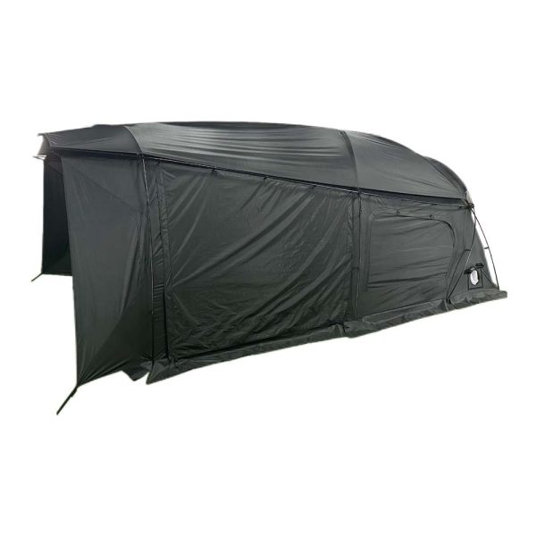 Spacious Black Camping Tunnel Tent for Ultimate Outdoor Adventure - Image 3