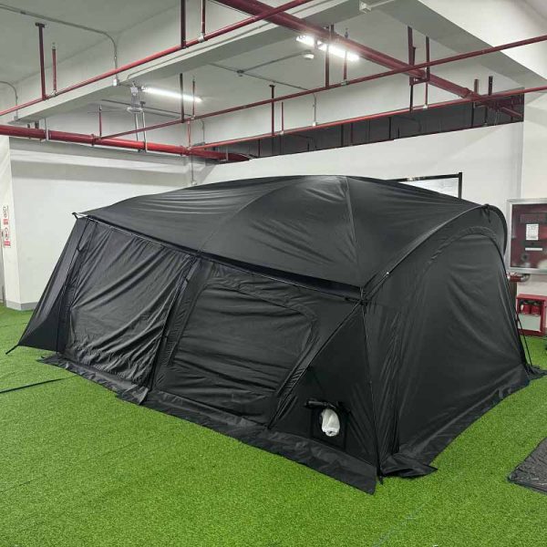 Spacious Black Camping Tunnel Tent for Ultimate Outdoor Adventure - Image 7