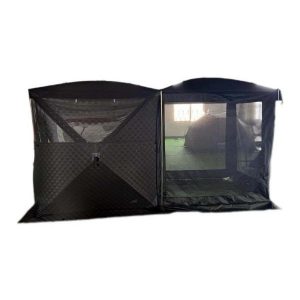 Portable Double-Room Sauna Tent for Relaxation and Wellness