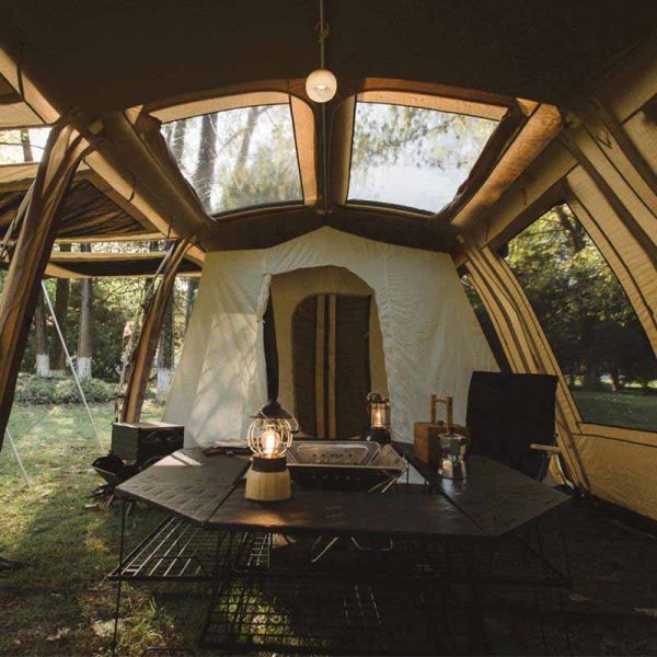 Spacious Oversize Glamping Tunnel Tent for Ultimate Outdoor Comfort - Image 7