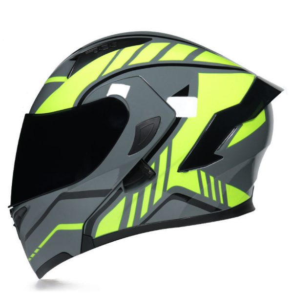 Stylish Winter Gray Half Helmet for Motorcyclists - Personality & Comfort - Image 2