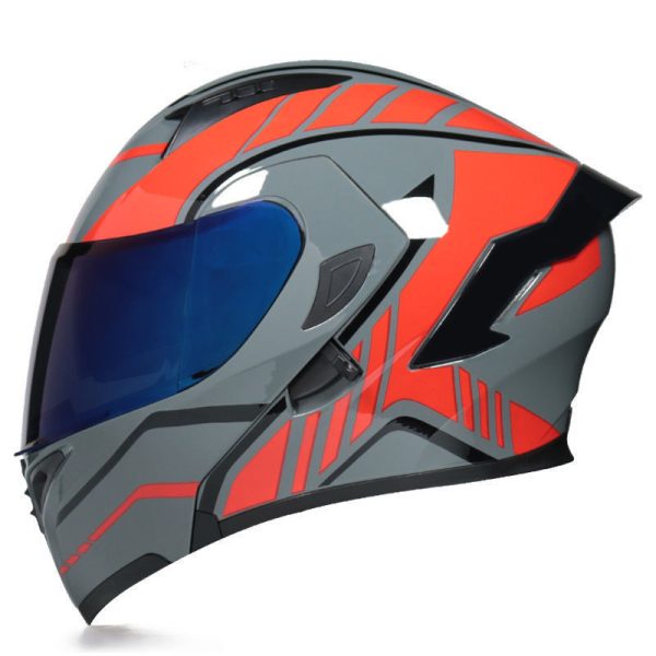 Stylish Winter Gray Half Helmet for Motorcyclists - Personality & Comfort - Image 7