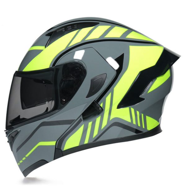 Stylish Winter Gray Half Helmet for Motorcyclists - Personality & Comfort - Image 12