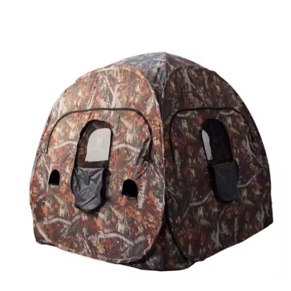 Camouflage Pop-up Ground Hunting Blind for Stealthy Outdoor Adventures