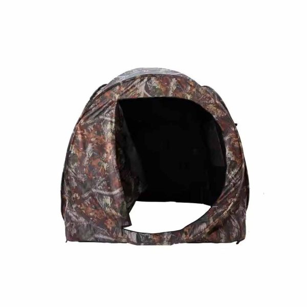 Camouflage Pop-up Ground Hunting Blind for Stealthy Outdoor Adventures - Image 5