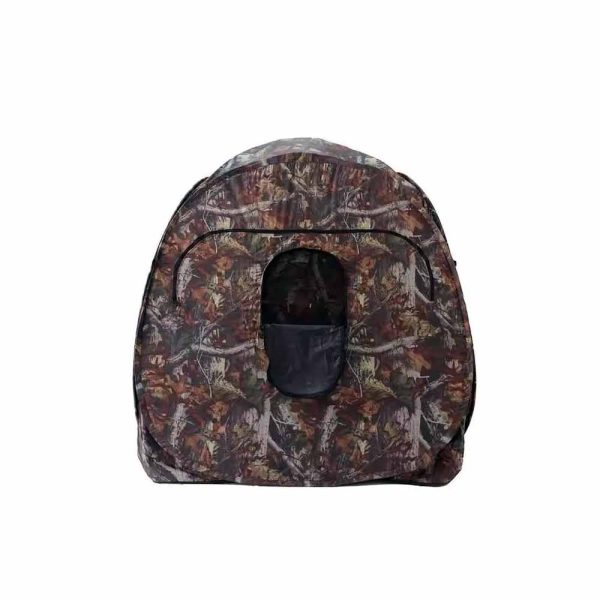 Camouflage Pop-up Ground Hunting Blind for Stealthy Outdoor Adventures - Image 6